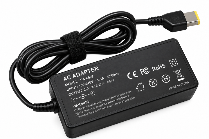 Зарядное устройство 90W для Lenovo ThinkPad / IdeaPad / Yoga, 20V 4.5A, желтый Slim Tip, ADLX90NCC3A - изображение 7