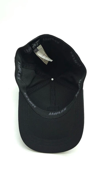 Бейсболка трикотажная Full Cap на резинке FlexFit с кожаным логотипом Fortune 54-55 Черный - изображение 5