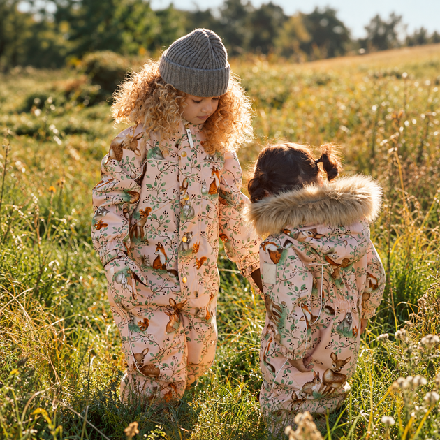 Зимний термокомбинезон Molo Pyxis Fur Furry Friends, цвет розовый, размер 98 (263.5W26N105.9780) - изображение 3