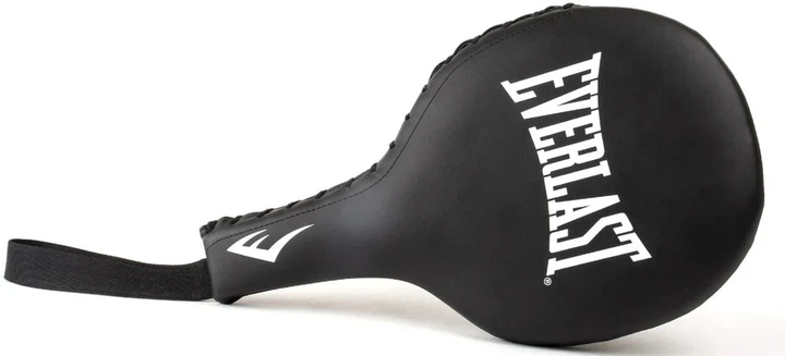 Лапа-ракетка Everlast синтетическая кожа OSFM черная - Фото 4 Лапа-ракетка Everlast синтетическая кожа OSFM черная - изображение 4