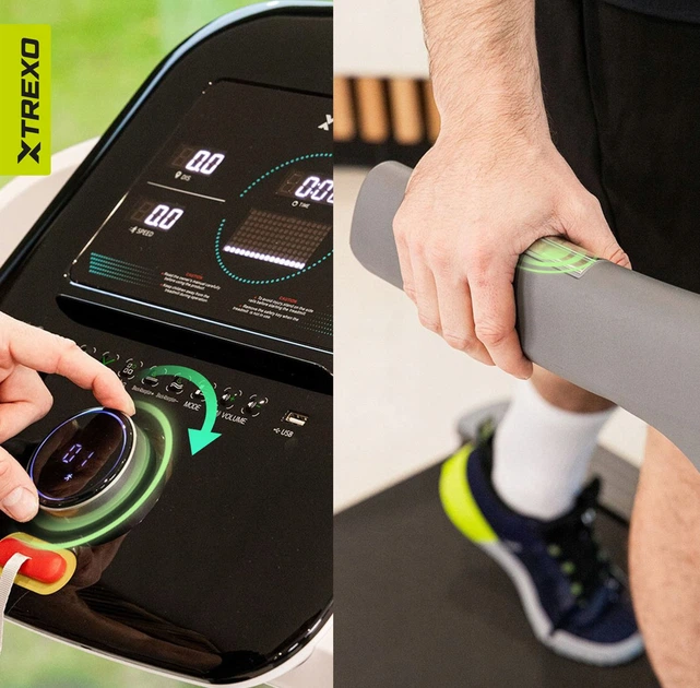 Складна електрична бігова доріжка XTREXO TXO‑X350‑W 1–16 км/год до 110 кг - зображення 7