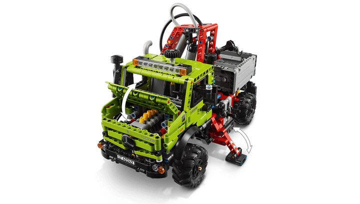 Конструктор Lego Mercedes-Benz Unimog U 5023 з Краном Technic 42242 - зображення 4
