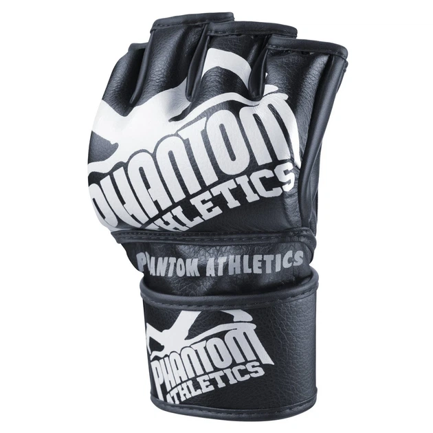 Перчатки для ММА Phantom искусственная кожа L/XL черные - изображение 2