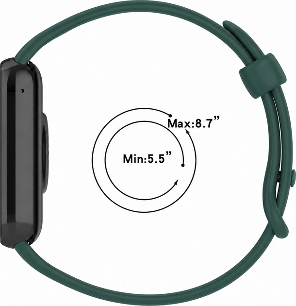 Ремінець BeCover для Xiaomi Smart Band 9 Pro Dark Green (BC_716477) - зображення 5