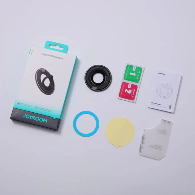 Магнітний тримач Joyroom Magnetic Phone Holder Black with MagSafe (JR-ZS383_black) - зображення 9