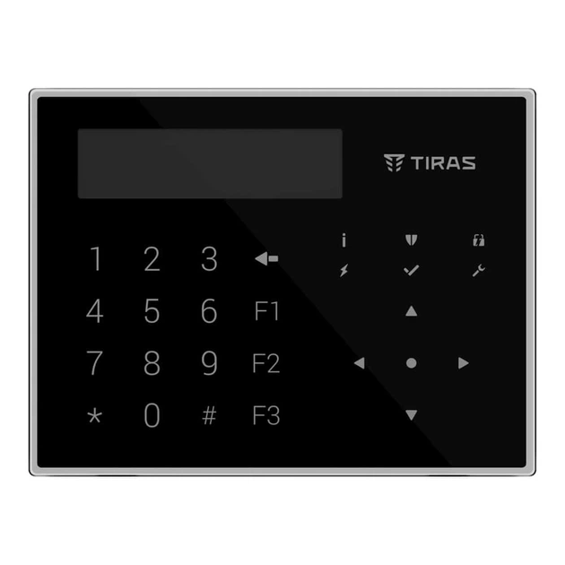 Клавиатура Tiras K-GLCD Black с OLED-дисплеем (21-00018) - Фото 3 Клавиатура Tiras K-GLCD Black с OLED-дисплеем (21-00018) - изображение 3