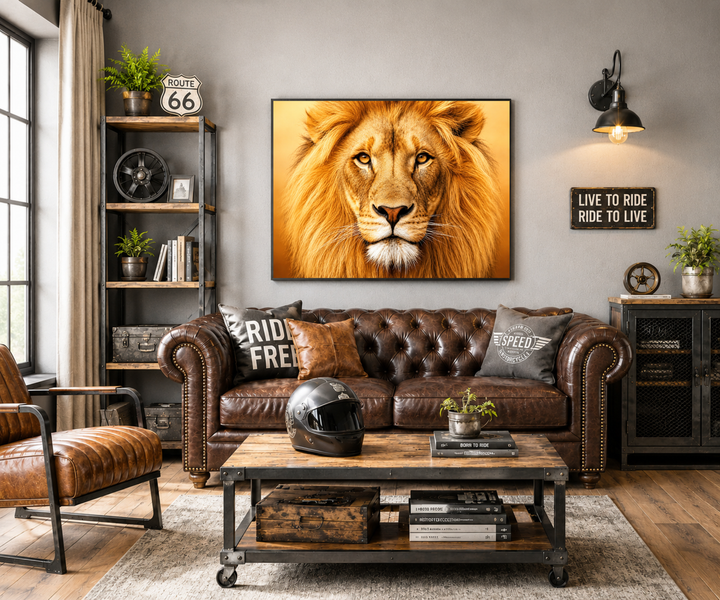 Алмазна мозаїка ColorArt Лев 30х40ST471 - зображення 3