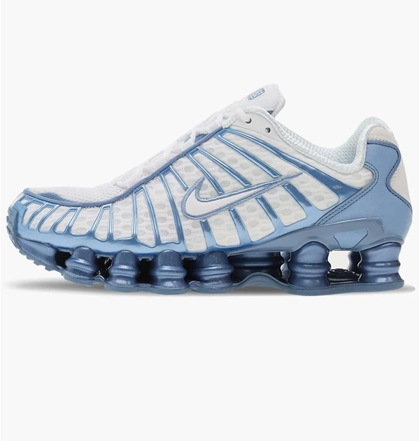 Кросівки жіночі Nike Shox Tl White/Blue 40.5 Білий, Синій AR3566-106 - Фото 1 Кросівки жіночі Nike Shox Tl White/Blue 40.5 Білий, Синій AR3566-106 - зображення 1