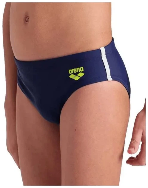Плавки-сліпы Arena SWIM BRIEFS SOLID 80% полиамид 20% эластан 140 см синие для мальчиков - изображение 8