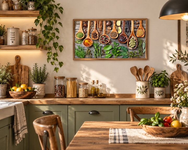 Алмазная мозаика на подрамнике ColorArt 30х60см Специи TSP1303 + Подарок лак для покрытия - изображение 3