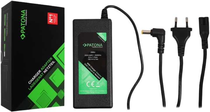 Zasilacz ładowarka do laptopa PATONA Premium 90W do Acer Travelmate 2400 2410 2430 2440 2490 (4055655211512) - obraz 3