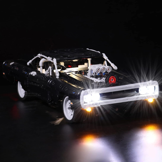 LED-подсветка для LEGO Technic 42111 Fast & Furious Dodge Charger Дома, USB/батарейный блок, КОНСТРУКТОР НЕ ВХОДИТ - Фото 2 LED-подсветка для LEGO Technic 42111 Fast & Furious Dodge Charger Дома, USB/батарейный блок, КОНСТРУКТОР НЕ ВХОДИТ - изображение 2