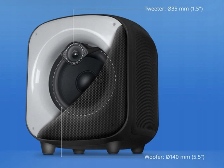 Портативная акустическая система SVEN PS-555 65 Вт Bluetooth караоке RGB черная - изображение 10