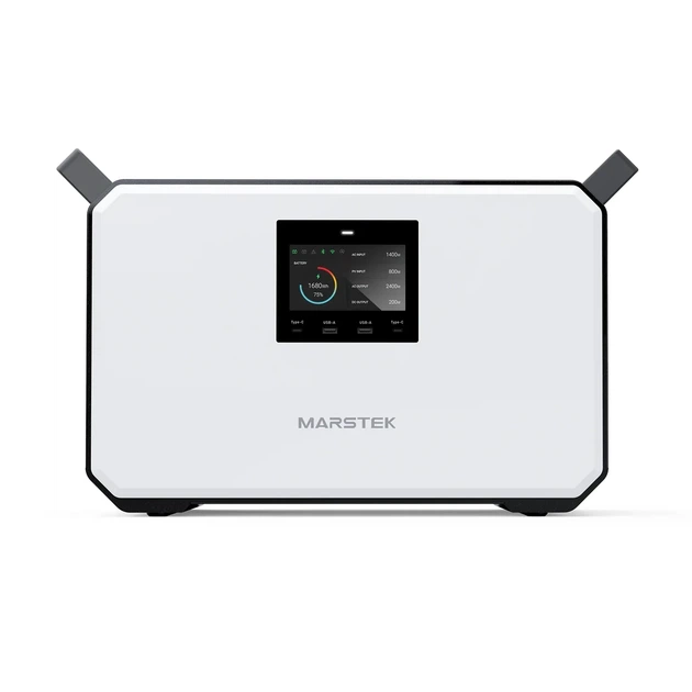 Портативна зарядна станція MARSTEK M2200 2240 Вт·год, 2400 Вт, LiFePO4, 1200 Вт PV - Фото 1 Портативна зарядна станція MARSTEK M2200 2240 Вт·год, 2400 Вт, LiFePO4, 1200 Вт PV - зображення 1