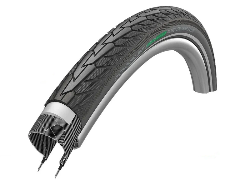 Покрышка Schwalbe Road Cruiser Plus PunctureGuard 28x1.75 47-622 чёрная - Фото 1 Покрышка Schwalbe Road Cruiser Plus PunctureGuard 28x1.75 47-622 чёрная - изображение 1