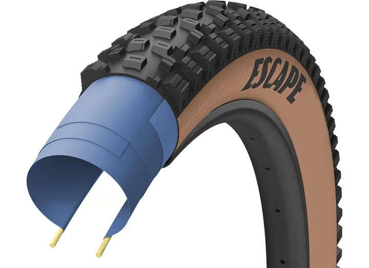 Покрышка GoodYear Escape Ultimate 27.5x2.6 (66-584) Tubeless Complete, чёрно-коричневая - Фото 1 Покрышка GoodYear Escape Ultimate 27.5x2.6 (66-584) Tubeless Complete, чёрно-коричневая - изображение 1