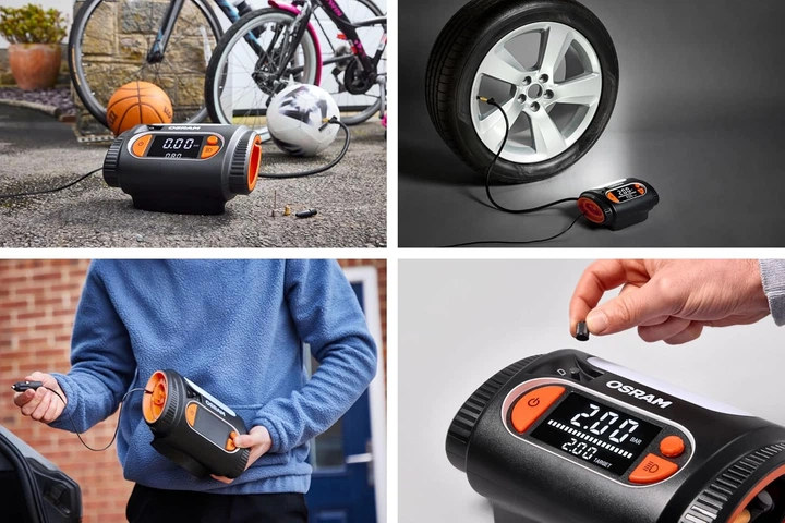 Компресор автомобільний OSRAM TYREinflate OTI2130 цифровий дисплей, з автостопом 180W 12V - изображение 3