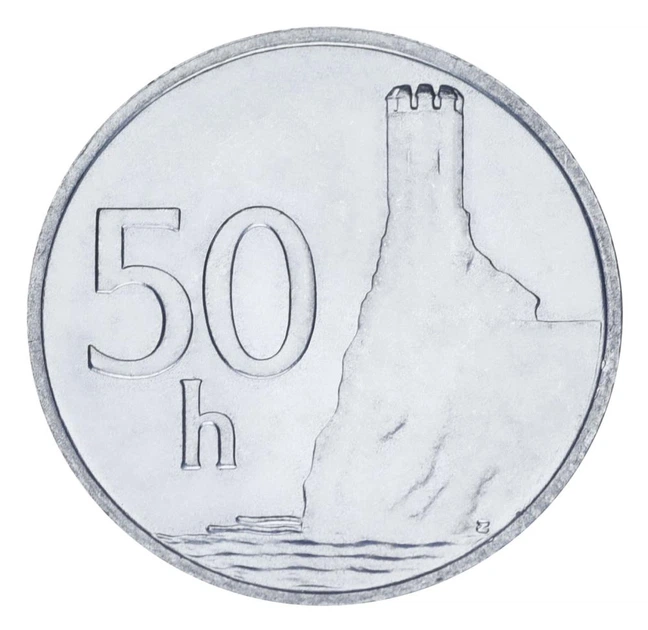 Монета Словакия 50 геллеров 1993 UNC - Фото 1 Монета Словакия 50 геллеров 1993 UNC - изображение 1