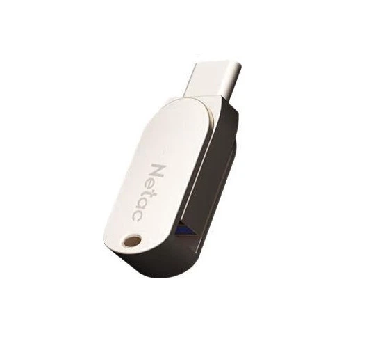 Флеш память USB Netac U785C 128GB USB 3.2 Gen1 + Type-C Silver - Фото 1 Флеш память USB Netac U785C 128GB USB 3.2 Gen1 + Type-C Silver - изображение 1