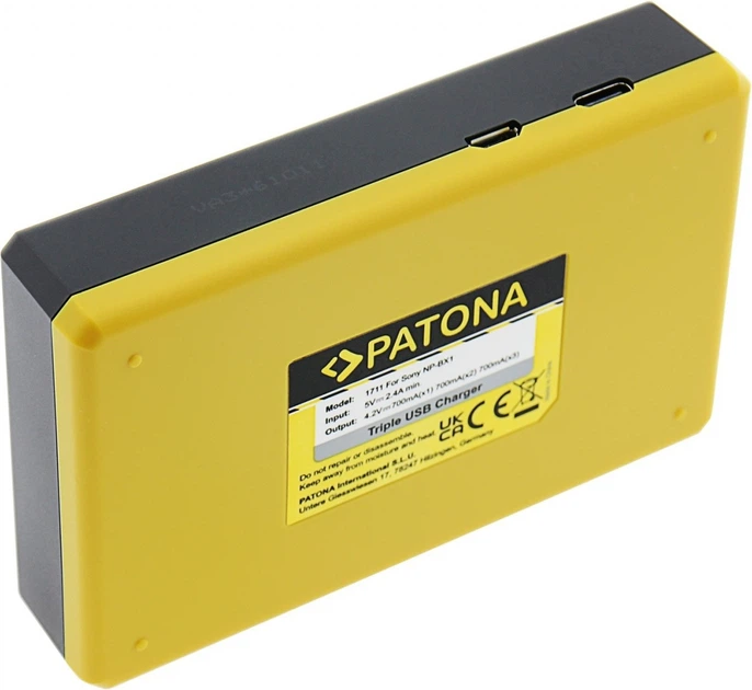 Зарядний пристрій PATONA для Sony NP-BX1 (4055655232494) - зображення 6