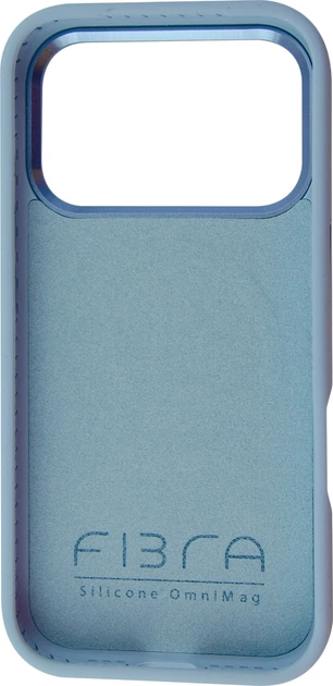 Чехол для смартфона Apple iPhone 17 Pro Max BeCover FIBRA Silicone OmniMag Light Blue (BC_716348) - изображение 2