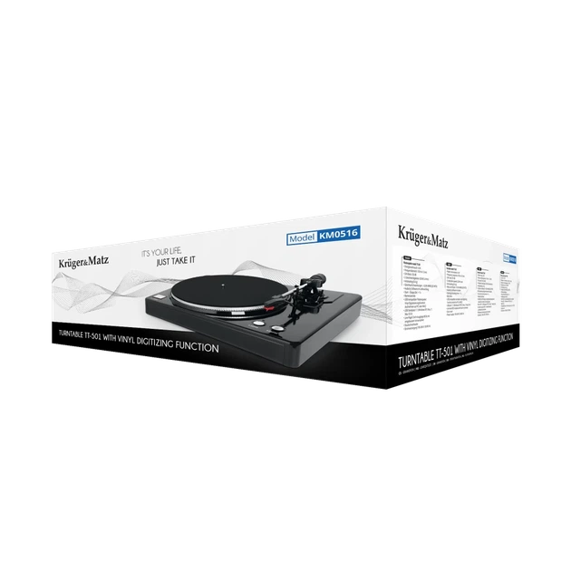 Проигрыватель виниловых пластинок Krüger&Matz TT-501 (KM0516) - изображение 4