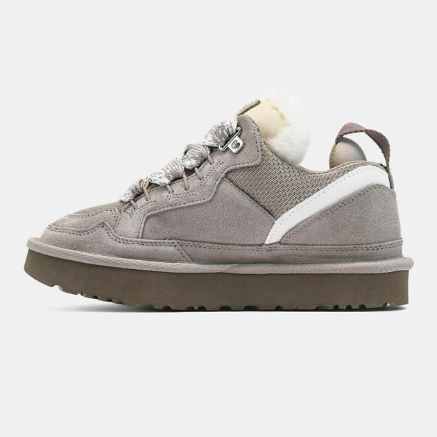 Жіночі Уги з Набивкою Ugg Lowmel Sneaker Gray 38 - зображення 4