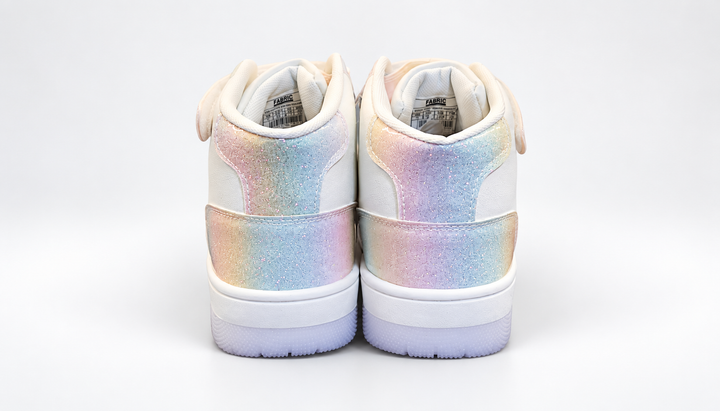 Черевики дитячі для дівчинки Fabric Glitr High-Top білі 34 (2020105012201) (22 см) - зображення 9
