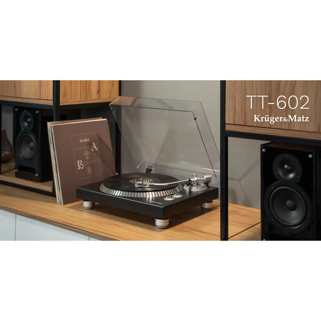 Проигрыватель виниля Krüger&Matz TT-602 (KM0517) - Фото 7 Проигрыватель виниля Krüger&Matz TT-602 (KM0517) - изображение 7