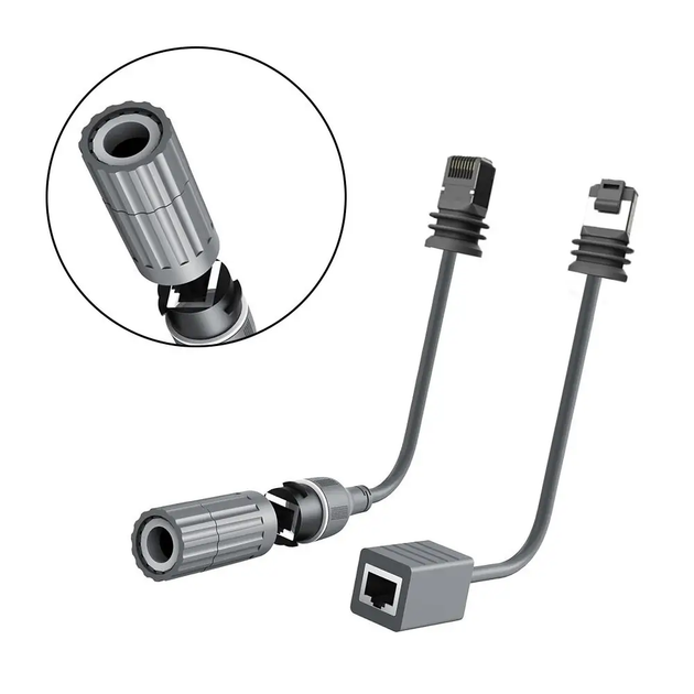 Комплект коннекторов адаптеров Starlink Gen3 для подключения Ethernet кабеля, Старлинк Ген3, 2 шт. - Фото 3 Комплект коннекторов адаптеров Starlink Gen3 для подключения Ethernet кабеля, Старлинк Ген3, 2 шт. - изображение 3