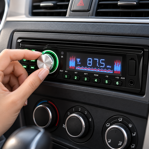 Автомагнитола 1 DIN 2035 USB/SD/FM/AUX с пультом ДУ, 4×50 Вт - изображение 2