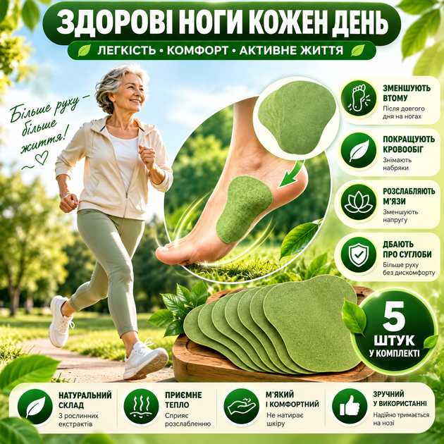 Согревающие пластыри iShanCare с натуральными маслами — до 8 часов комфорта (5 шт) - изображение 3