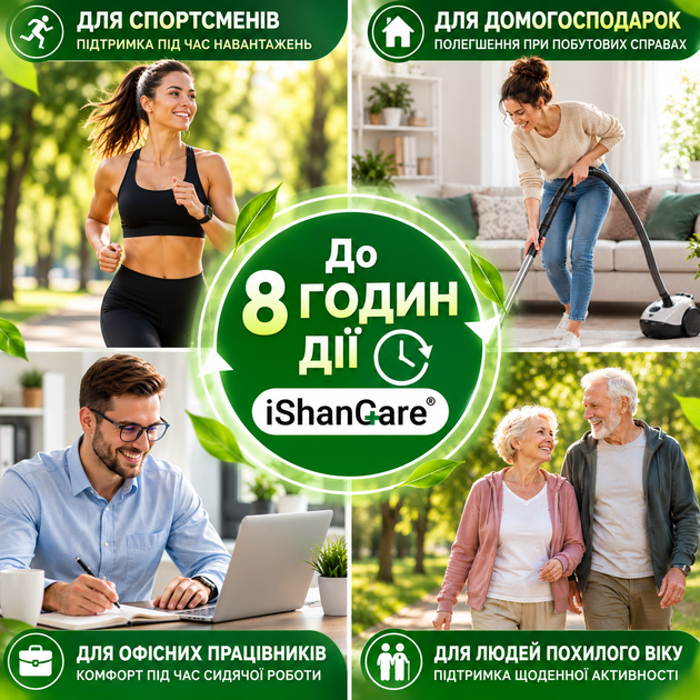 Согревающие пластыри iShanCare с натуральными маслами — до 8 часов комфорта (5 шт) - изображение 7