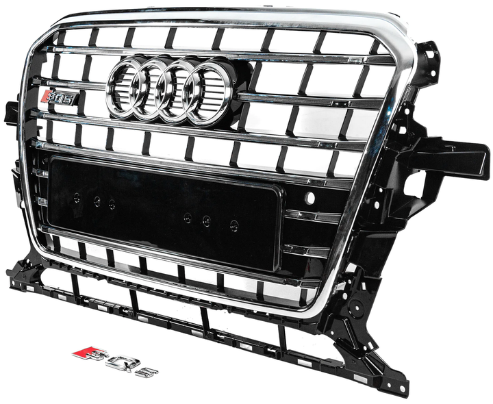 Передняя решетка радиатора SQ-Style для Audi Q5 2008-2017 гг - изображение 4