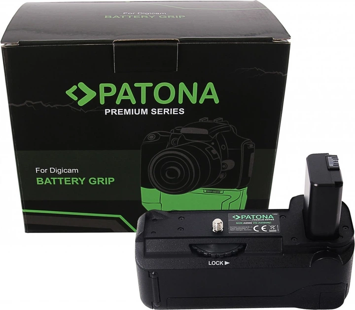 Uchwyt akumulatorowy PATONA Premium VG-A6500 do Sony A6500 (4055655221443) - obraz 8