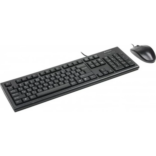 Клавіатура USB A4Tech KR-8520D black+ миша UA - изображение 3