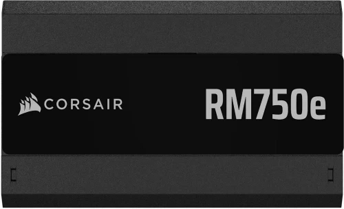Блок живлення 750 Вт, Corsair RM750e, Black, модульний, 80+ Gold, 12 см, 2xMolex / 6xSATA / 1x16-pin / 3x6+2-pin / 2x4+4-pin / 1x20+4-pin, захист OVP/UVP/SCP/OTP/OPP (CP-9020295-EU) - зображення 4