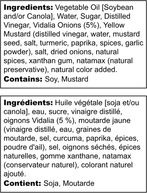 Заправка-винегрет Virginia Brand Vidalia Onion Vinaigrette 887 мл Вирджиния Бренд со сладким луком Vidalia для салатов, маринования и дипов - изображение 3
