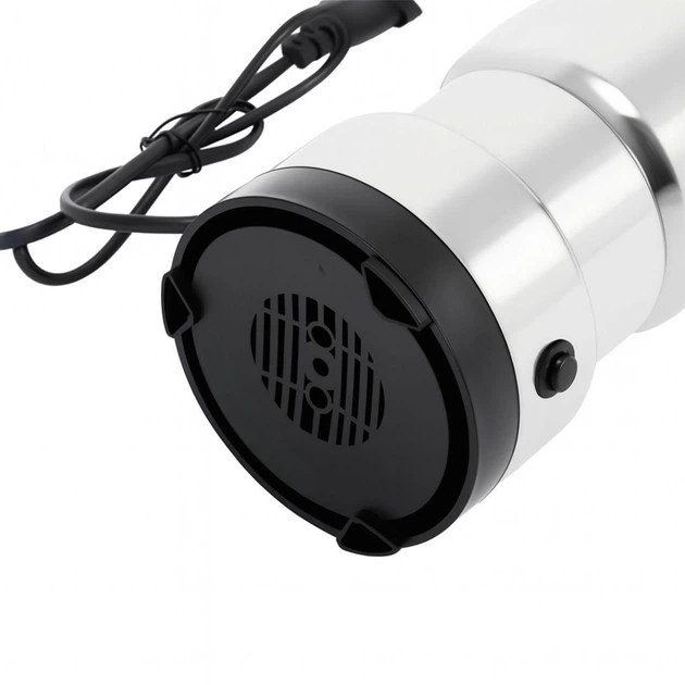 Кофемолка электрическая для кофе орехов Domotec MS-7113 электрокофемолка сетевая 400 Вт нож из нержавеющей стали и чаша на 85 г измельчитель зерен кофе специй круп для дома Серебристый с черным - изображение 7