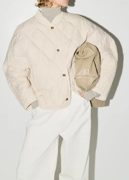 Куртка H&M 18535 Світлий бежевий XXL (1282) - Фото 1 Куртка H&M 18535 Світлий бежевий XXL (1282) - изображение 1
