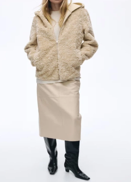 Куртка H&M 18566 Бежевий S (1313) - Фото 1 Куртка H&M 18566 Бежевий S (1313) - изображение 1