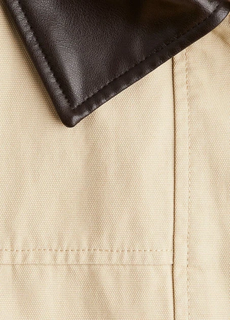 Куртка H&M 18554 Світлий бежевий L (1294) - Фото 4 Куртка H&M 18554 Світлий бежевий L (1294) - изображение 4