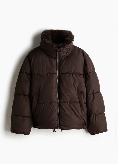 Куртка H&M 18632 Темний коричневий S (1282) - Фото 4 Куртка H&M 18632 Темний коричневий S (1282) - изображение 4