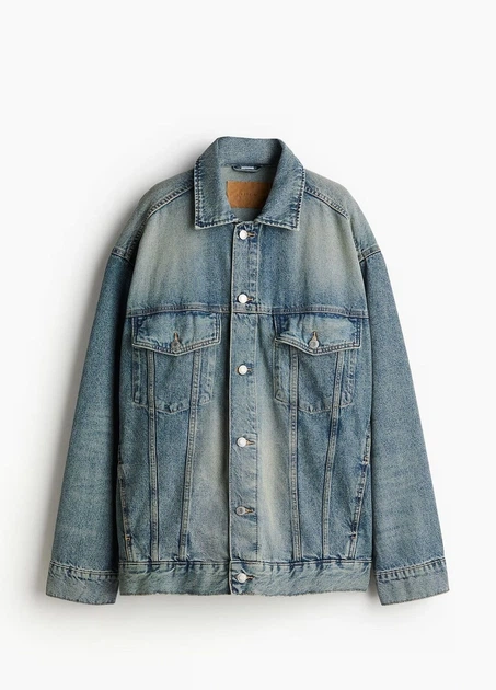 Джинсова куртка H&M 18644 Синій XS/S (1230) - зображення 3