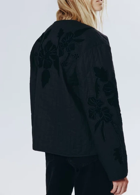 Куртка H&M 18606 Чорний L (1304) - Фото 2 Куртка H&M 18606 Чорний L (1304) - изображение 2