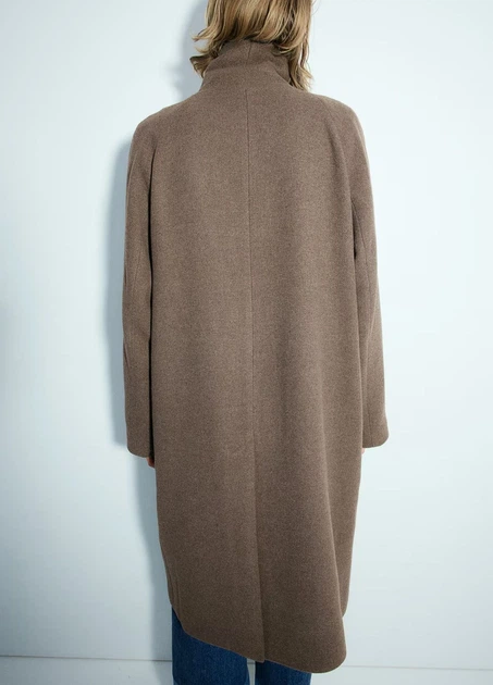 Пальто H&M 18472 Темний коричневий L (1159) - зображення 2