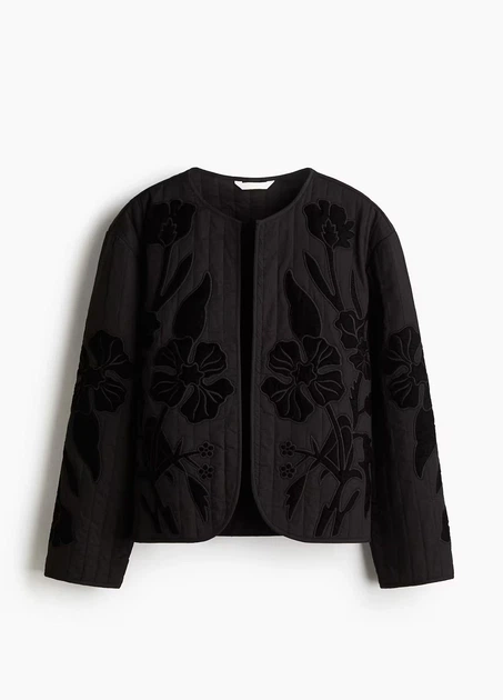 Куртка H&M 18606 Чорний L (1304) - Фото 3 Куртка H&M 18606 Чорний L (1304) - изображение 3