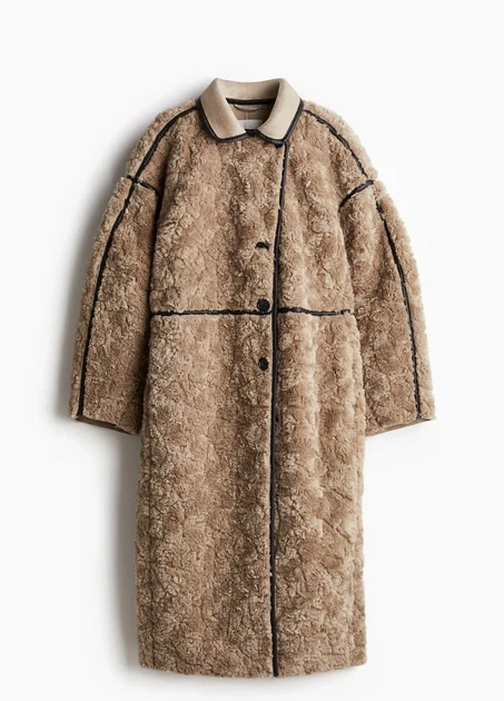 Пальто H&M 18480 Бежевий ХХL (1193) - Фото 1 Пальто H&M 18480 Бежевий ХХL (1193) - зображення 1