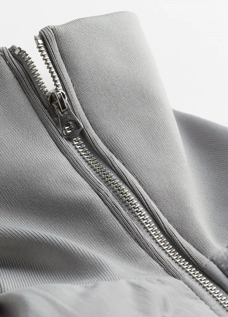 Куртка H&M 18557 Світлий сірий XS (1193) - Фото 4 Куртка H&M 18557 Світлий сірий XS (1193) - зображення 4