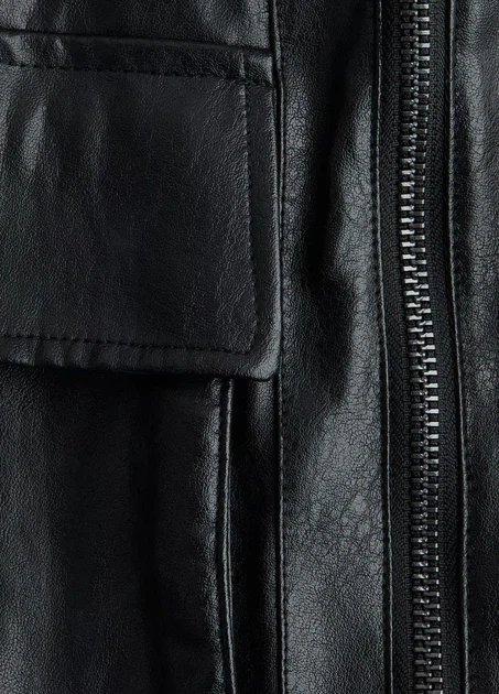 Куртка H&M 18622 Чорний L (1294) - изображение 5